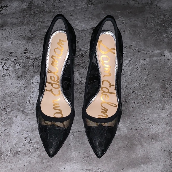 sam edelman polka dot pumps